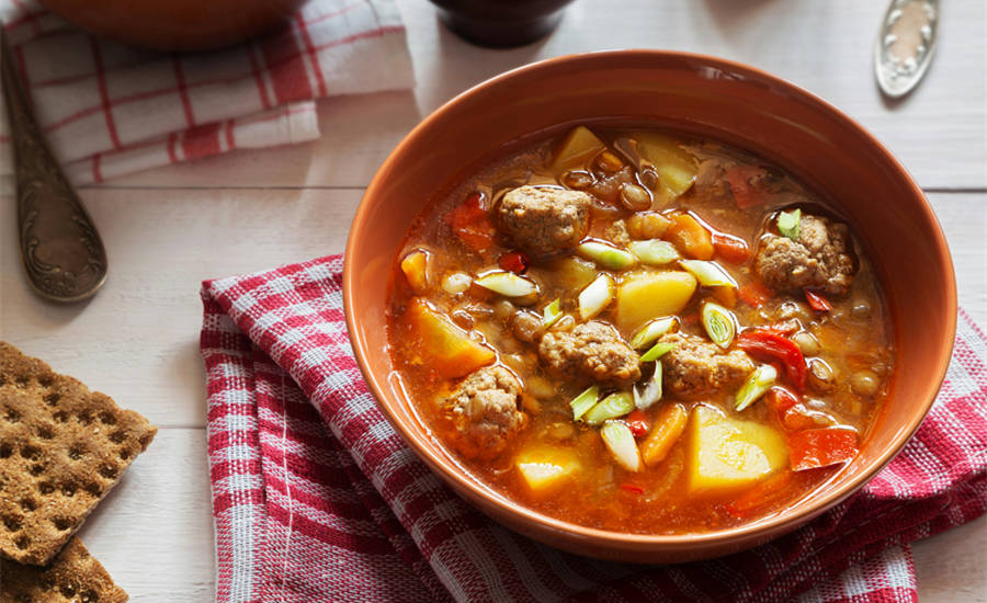 is albondigas soup healthy